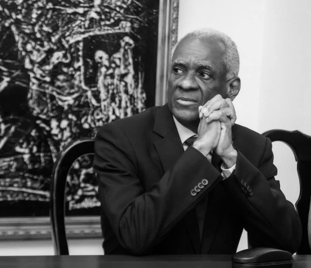 Edgard Lebland Fils, outgoing President of Haiti's Transitional Presidential Council